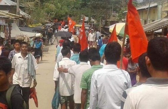 Lok Sabha Election : CPI-M Campaigns for MP Jitendra Chaudhury at Longtarai Valley Lok Sabha Election : CPI-M Campaigns for MP Jitendra Chaudhury at Longtarai Valley
